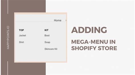 how to create custom mega menu in shopify|How to Create Mega Menu in Shopify Shopify Store Design Tutorial.